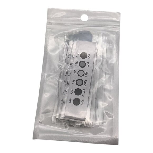 10pcs Reusable Forehead Thermometer Strips For Fever Temperature Monitoring - Picture 2 of 6